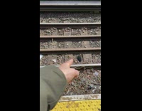 MTA worker returns fallen yamurkle to filmer