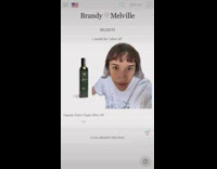 Collab BitchIG2 - Girl brandie melville branded extra virgin olive oil