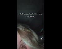 Toddler sibling lays on top of boyfriend 