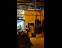 Peaceful protest lady films video black corset 