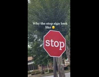 Collab Clips mpugc - Stop sign with text in lowercase