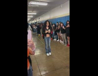 Guy singing with choir prom asking high school 