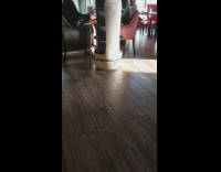 ﻿Robot that talks and serves meal inside the restaurant Part 1