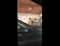 Collab BitchMP - Girl pranks mom car horn in garage 