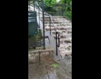 Collab winy - Flood water flow down stairs park nyc