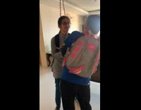 Girl fight with sister twist her arm