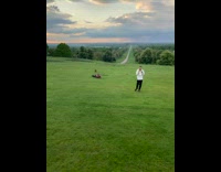 Collab WeirdM - Dog Trips Person with Leash as it Runs on grass