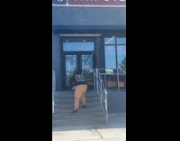 Man fell on the floor and run from the Chipotle Store