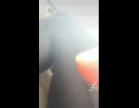 Woman films herself letting out giant fart