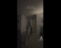 Guy swings girl and then she farts