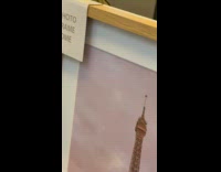 Photo Frame Rome on Picture frame with Eiffel tower