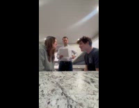 Siblings made dad read brain rot words 