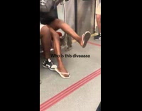 Collab Clips MPUGC - Raccoon casually walking inside subway train