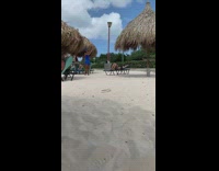 Girl lays on pool chair for photo 