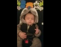 Collab BitchIG2 - Sleeping baby accidentally does the sign  