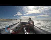 Collab SendItOfficiall - Man racing boats with friends 