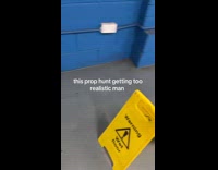 Woman shows realistic prop hunt 