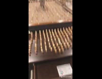 Collab BitchIG2 - Corks lined up on table cat walk through