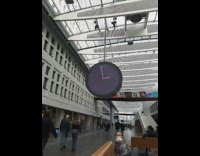 Collab DailyDoseOfInternet - Clock hands shows two cleaners push garbage