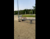 Collab DailyDoseOfInternet - Man jumps from seesaw friend fell down on the ground