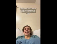 Woman gets cat scan from literal cat 