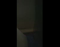 Cat hide beside bed surprise attack camera