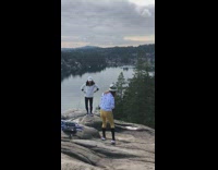 IITW - Lady almost falls posing for photo 