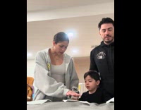 Family does cookie challenge