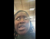 Girl thinks person mannequin staring at her 