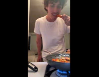 Collab BitchMP - Man bites carrots spits unto pan 