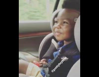 Baby boy is feeling the music 