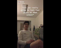 Guy doesnt know if he will make it in college