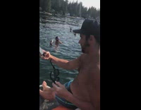 Woman white bikini kneel flex butt pictorial