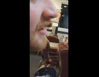 Guy at restaurant ranting about coke zero