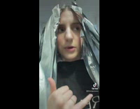 Collab BitchIG2 - Girl dyes her hair and the colors are not even