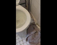 Toilet water spins and sprays out 