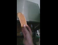 Guy bakes rock hard bread loaf fail 