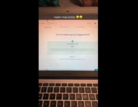 Girl files taxes is unimpressed with refund 