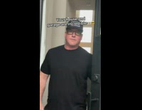 Homeowner gives guy tour of house and garage 
