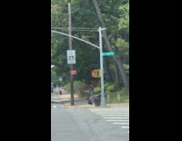 Man hoodie jacket walk while dancing on street