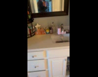 Clogged bathroom sink with tube shaking uncontrollably 