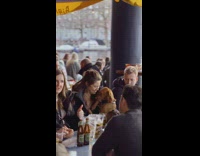 Collab KaleSaladIG - Dog Sleeps On Woman At Bar