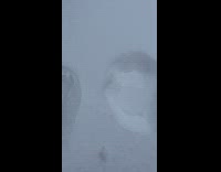 Thin layer of ice over snow ASMR