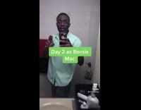 Guy progressively transforms into Bernie Mac