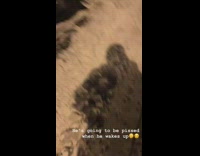 Guy throws snow on car that took his parking spot