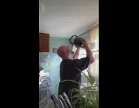 Collab BitchMP - Bald guy pours kettle water into mouth 