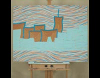 Timelapse of building painting 