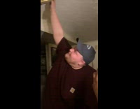 Guy chugs yellow beer bong four loko