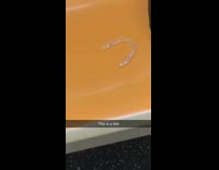 Used retainers left on subway seat