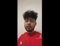 Guy sits in child seat in shopping cart by walmart restroom